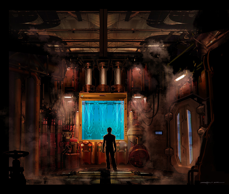 Illustration for article titled Brand new Amazing Spider-Man concept art takes you deep inside OsCorp!